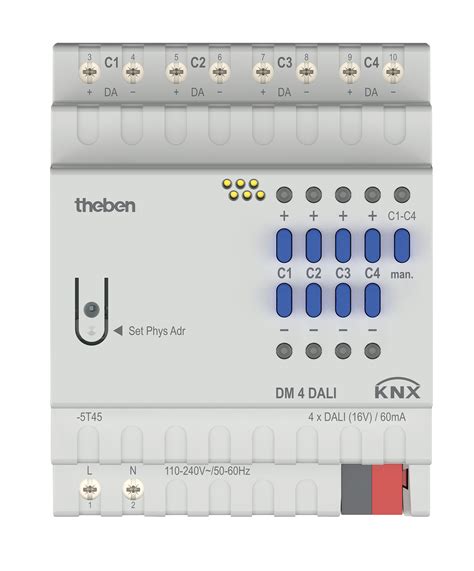 DM 4 DALI KNX System Devices KNX Home And Building Control Theben