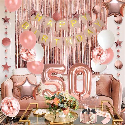 Buy 50th Birthday Decorations For Women Happy Birthday Banner 50th