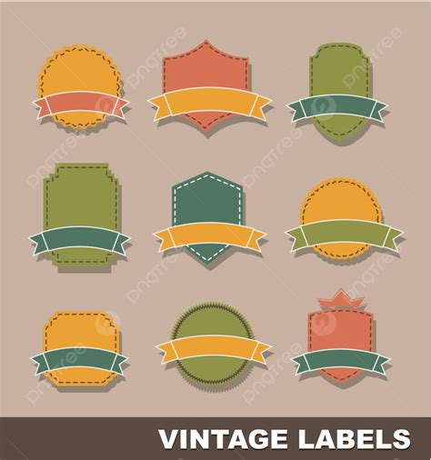 Blank Tags Vintage Frame Insignia Vector Vintage Frame Insignia PNG