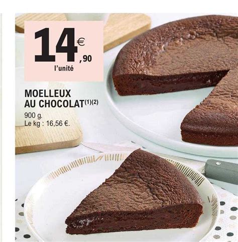 Promo Moelleux Au Chocolat Chez E Leclerc Icatalogue Fr