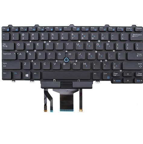 Malaysia Dell Latitude 3340 E5470 E7470 Keyboard US Black With Backlit