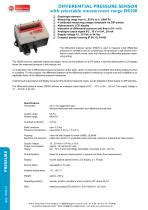 Sensor De Presi N Con Rango De Medici N Seleccionable Ds Series