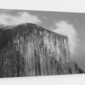 Yosemite National Park Print In Black And White Wall Art Etsy