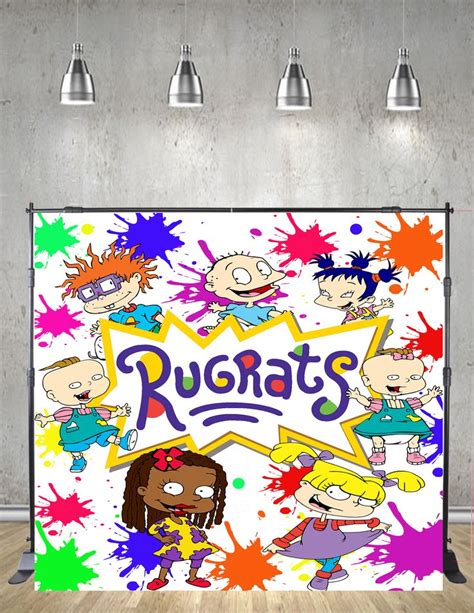 Rugrats Vinyl Backdrop Rugrats Banner Rugrats Birthday Etsy Baby