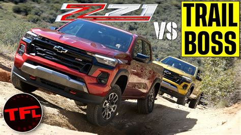 Can A Fancy New 2023 Chevy Colorado Z71 Keep Up With The New Trail Boss