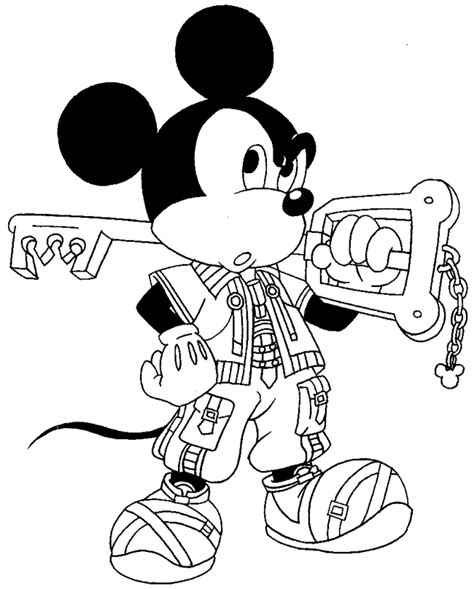 Mickey Mouse Kingdom Hearts Drawings