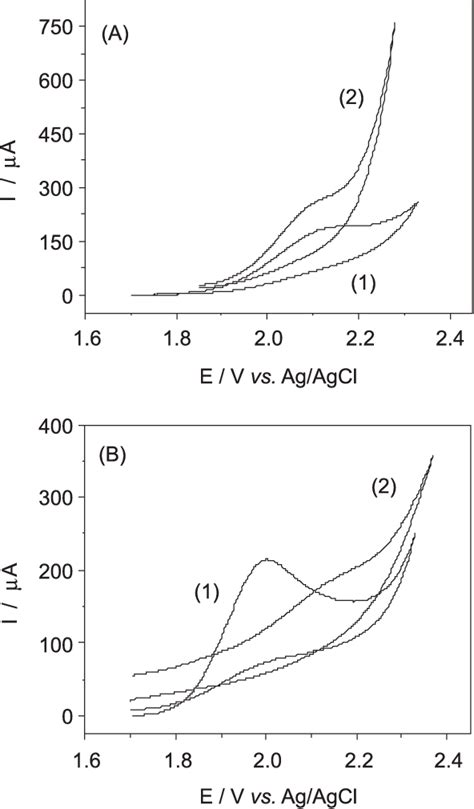 Cyclic Voltammograms Mv S Obtained Using The Bdd Electrode As