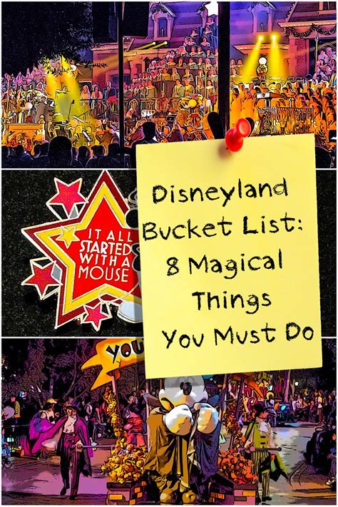 Disneyland Bucket List Magical Things You Absolutely Have To Do