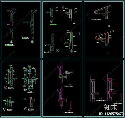 最常用建筑结构节点大样施工图下载【id1126575470】知末案例馆