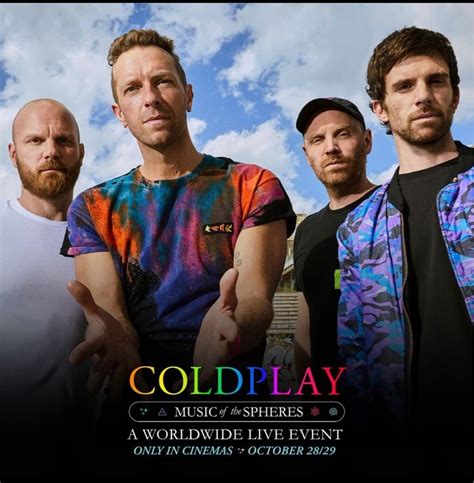 Coldplay Live In Cinema, Tickets & Vouchers, Event Tickets on Carousell