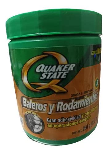 Grasa Lubricante Baleros Y Rodamientos Quaker State 250g Meses Sin