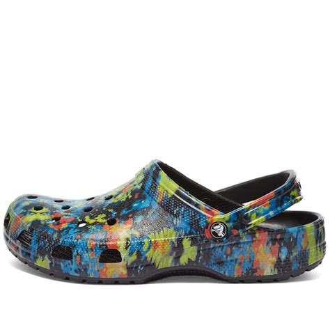 Crocs Classic Tie Dye Graphic Clog Turq Tonic Multi End Us