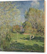 The Garden Of Hoschede Montgeron 1881 Painting By Alfred Sisley