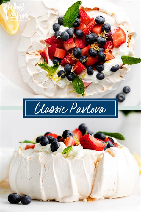 Classic Pavlova Recipe What The Fork