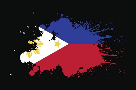 Philippines Flag With Grunge Effect Design 3361478 Vector Art at Vecteezy