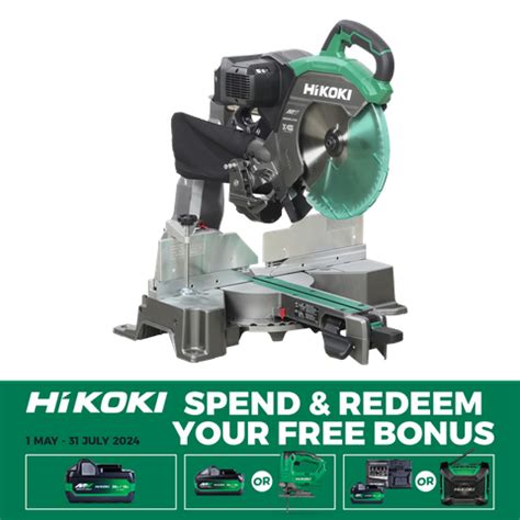 Buy Hikoki Cordless Slide Compound Mitre Saw Mm V Bare Tool