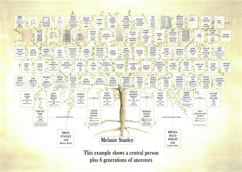 Family Tree JPEGCustom Ancestry TreeGift for MumGenealogy | Etsy