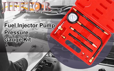 Amazon Jifetor Fuel Injection Pump Pressure Tester Gauge Kit Car