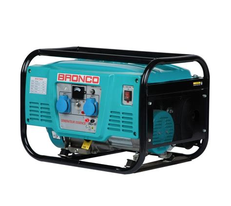 Bronco Kw Kva Single Phase Gasoline Generator High Quality Bronco