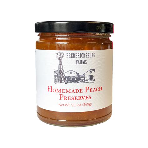 Homemade Peach Preserves Lock Stock And Barrel