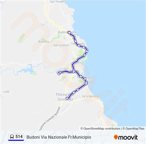 Route Schedules Stops Maps Budoni Via Nazionale Fr Municipio