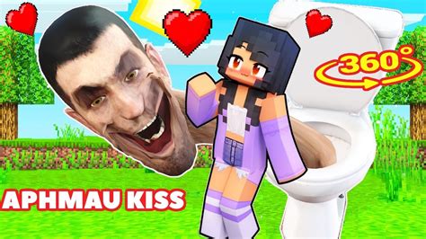 😱 Aphmau Kiss Skibidi Toilet New Boyfriend In Minecraft 360° Youtube