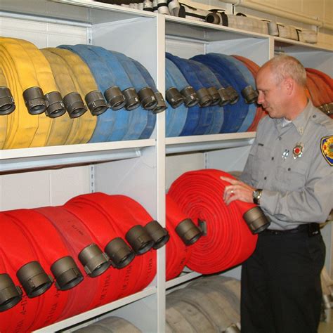 Fire Hose Rack Firehouse Storage Industrial Hose Rack Patterson