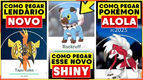 Evento Rockruff Shiny Pokemon Go Como Pegar Tapu Koko No Pokemon Go