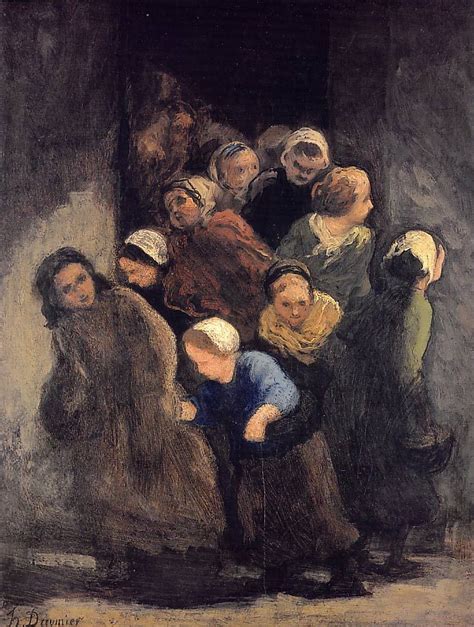 Honoré Daumier Children Coming Out of School c 1847 48 Honore