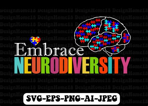 Embrace Neurodiversity T Shirt Graphic By Tshirtmaster · Creative Fabrica