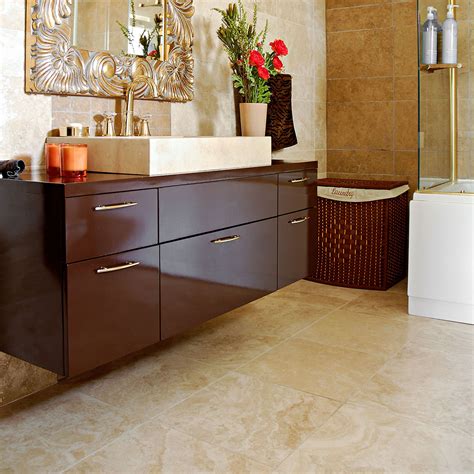 Travertine Tile Bathroom