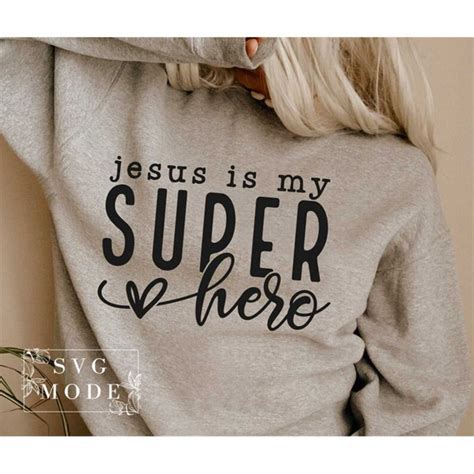 Jesus Is My Super Hero Svg Christian Svg Religious Svg Fa Inspire Uplift