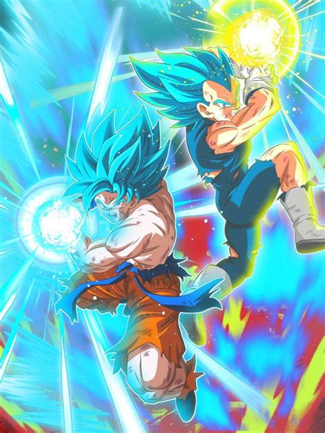 Ssb Goku And Ssb Vegeta By Ogkartoon On Deviantart Dragon Ball Art