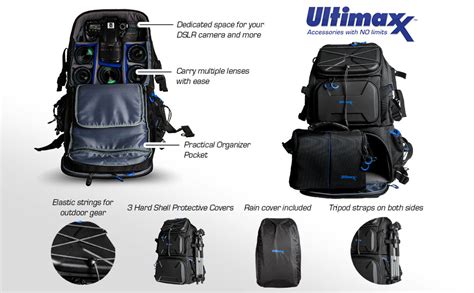 Amazon Ultimaxx Extra Large Camera DSLR SLR Backpack For Nikon