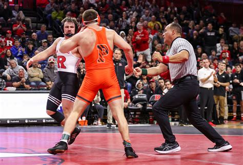 Ncaa Wrestling Rutgers Beats In State Rival Princeton