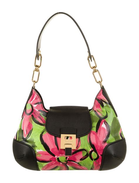 Michael Kors Floral Printed Shoulder Bag Handbags Mic113773 The