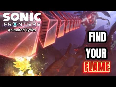 FIND YOUR FLAME SONIC FRONTIERS Kellin Quinn Tyler Smyth Animated