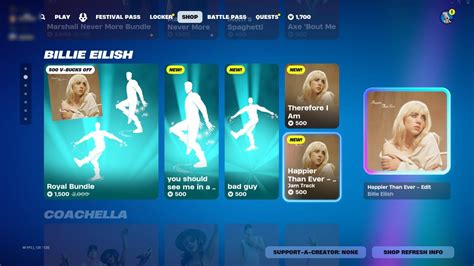 How to get Billie Eilish skins in Fortnite