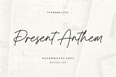 Present Anthem Font Youworkforthem