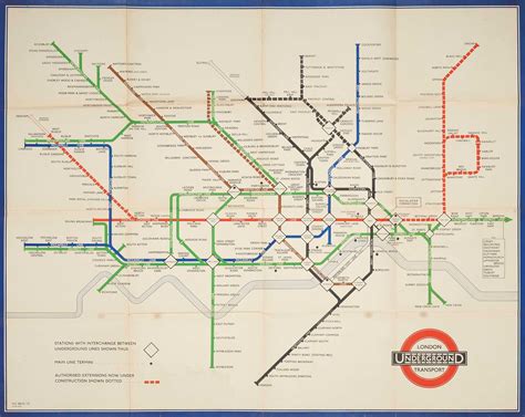 Harry Beck Henry Charles Beck 1902 1974 Underground Map Christies