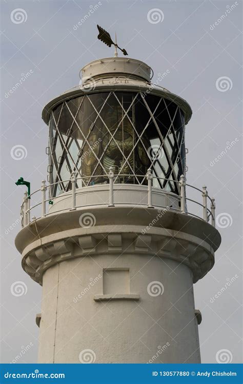 Close Up of Lantern Room at the Top of a Lighthouse. Stock Photo ...