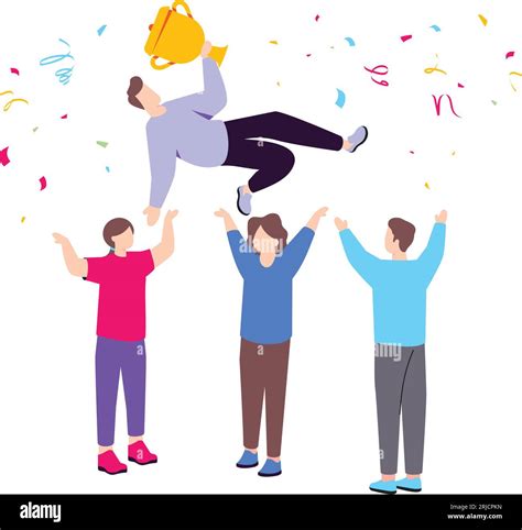 Female Engagement Team Stock Vector Images Alamy