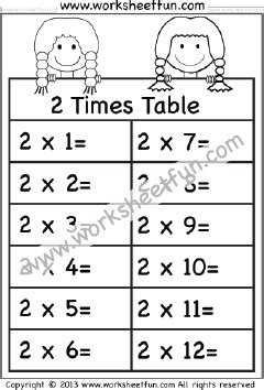 Times Table Worksheets / FREE Printable Worksheets – Worksheetfun