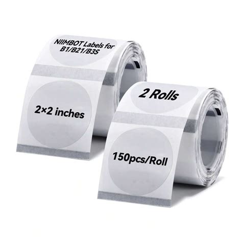 NiiMbot NIIMBOT 2 Rolls Labels For B1 B21 B3S Label Printer Thermal