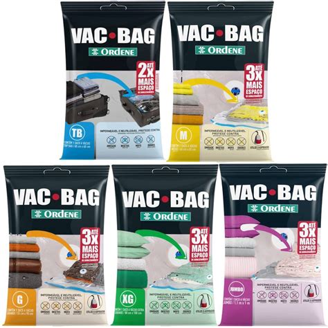 Saco A Vacuo Ordene Vac Bag Trip M Dio Grande Extra Grande Jumbo Para