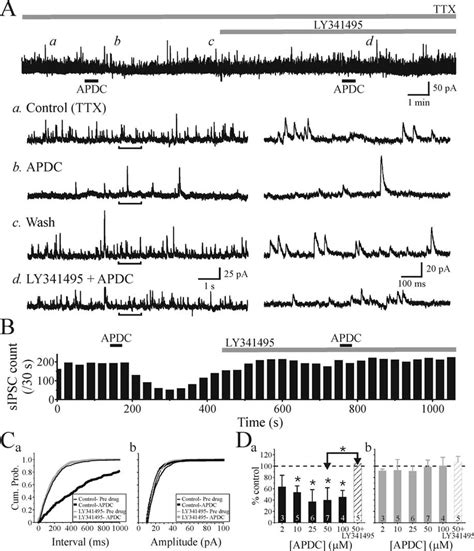 Activation Of Mglur Suppresses Sipsc Activity In Dlgn Relay