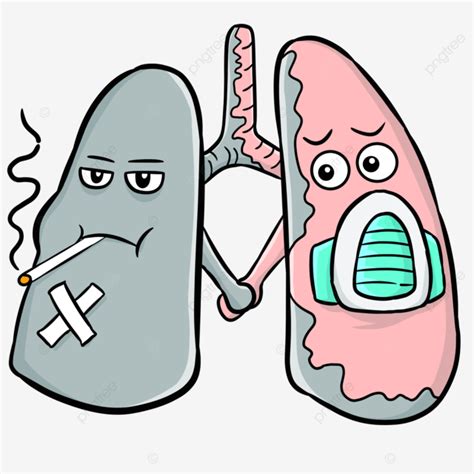 Lungs After Smoking Clip Art