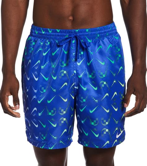 Nike Mens Digi Swoosh Ombre Lap Swim Trunks At