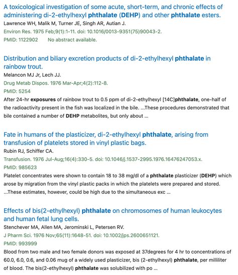 Promising growth: DEHP exposure research - EHN