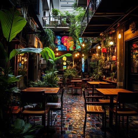 Premium Photo Hidden Cafe In Ho Chi Minh Citys Bustling Streets